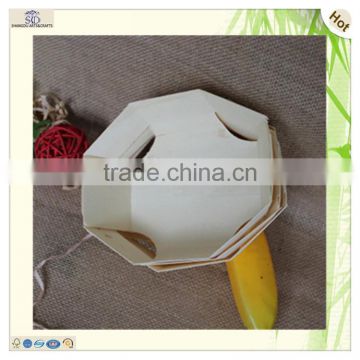 Preferential disposable pine bark wooden boat serving tray
