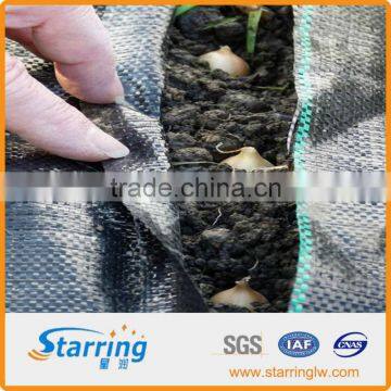 100g PP green-black woven fabric ground cover