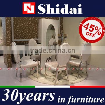 2016 cheap price high quality marble top dining table LV-A801