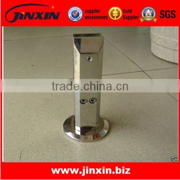Jinxin Stainless Core drilled pool fence glass spigot with base plate Guangzhou Manufactory