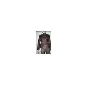 Sell Ladies' Shrink Lamb Leather Jacket