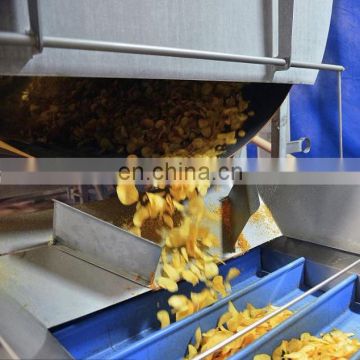 Excellent quality full automatic potato chips production line/fresh potato chips making machine/frozen french fries maker