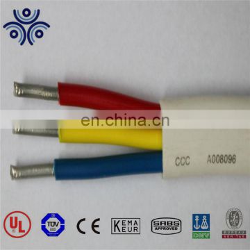Pure copper or pure aluminum PVC insulated Flat wire cable