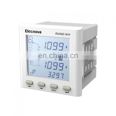 Panel Mounted Kwh Meter RS485 Communication 3 Phase Multifunctional Power Meter PD194Z-9HY AC 1A/ 5A CE, ISO9001 IEC-62053 0.5%