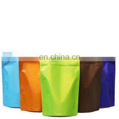 Frosted Customized Logo Stand Up Pouch Black Packing Bags Ziplock Smell Proof Mylar Packaging Bags