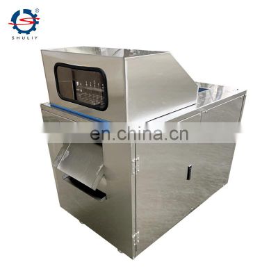 commercial 600kg/h frozen fresh pork ribs dicing machine small meat cutting machine