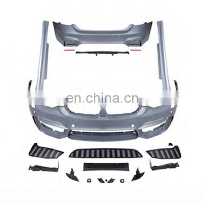 Car Bumper Side Skirt Front Side Grille Retrofit Kit Car Assembly For BMW 4S F32 M4 Style 2013-2020