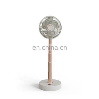 New coming 2022  flexible 10000mah rechargeable battery dc pedestal fan with remote control
