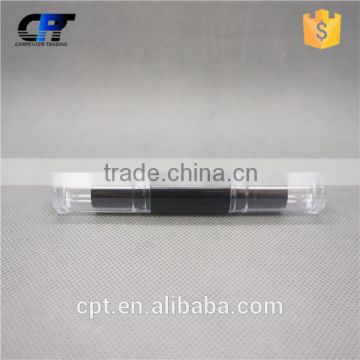 Black Double Lipstick Tube with Clear Cap
