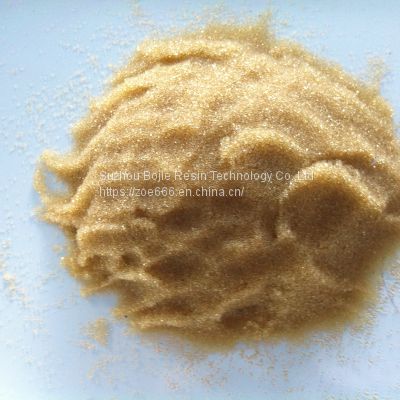 Heparin sodium extraction resin