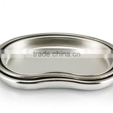 Three size stainless steel kidney tray