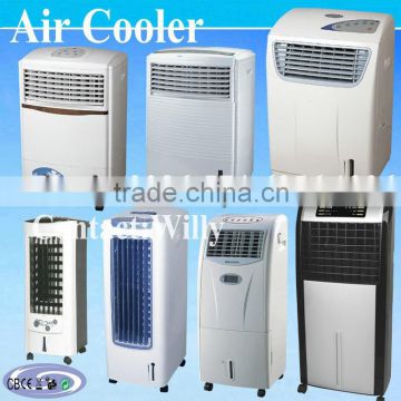 Hot and cold evaporative fan & cold and warmer fan
