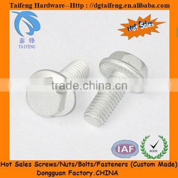 nickel plated hex head washer screw and bolts