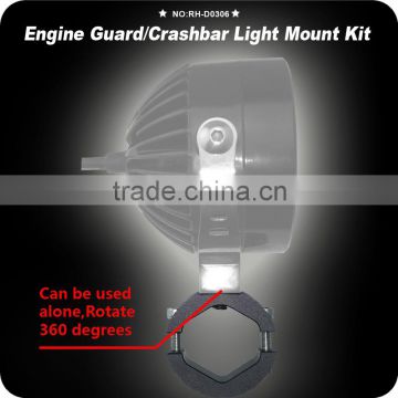1 1/5" 30mm Tube Forks Handlebar CNC Aluminum Headlight Mounting Bracket Custom Motorcycle Head Light Holder Lamp Bracket