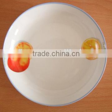 Peru marekt ceramic dishes plate , platos de porcelana placa , dish plate wholesale
