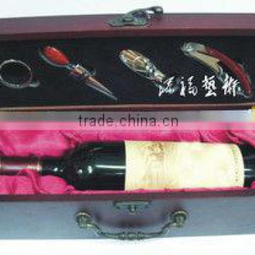Customized luxury wooden wine box for sales
