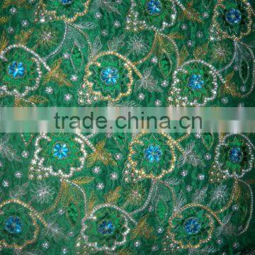 2014 AFRICAN WEDDING SPECIAL EXCLUSIVE STONE RAW SILK GEORGES