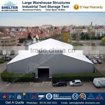 Hot sale white pvc temporary building warehouse tent