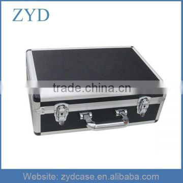 Aluminium alloy frame hard equipment box carrying PVC tool case, ZYD-MR751