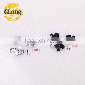 10*10mm Hot Fix Iron-on Nailhead Poker Spades Shape Aluminum DIY Accessories For Bag Shoe Phone Case Garment #GT095-10P(Mix-s)