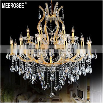 Modern Crystal Maria Theresa Chandelier K9 Double Staircase MD8475G L18