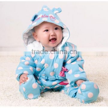 100% cotton breathable soft Baby Winter Romper