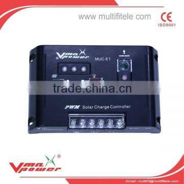 12v/24v 10A high efficiency PWM Solar charge Controller CE certification