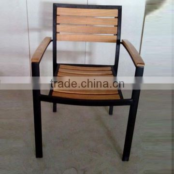 Foshan used living room solid wood mental frame arm chair YC063W