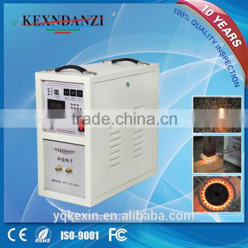 High efficiency CE certificated 380V KX-5188A25 25kw high frequency induction heating furnace
