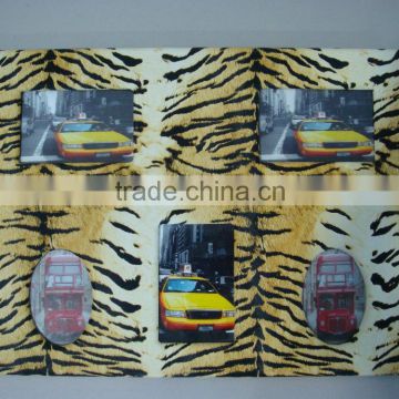 Tiger photo frames of different shapes