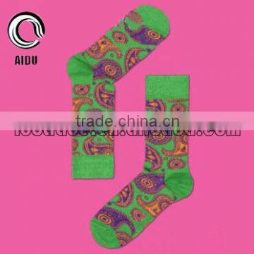 Green Man Sock Colorful Art Custom Crazy Smart Thermal Heated Socks