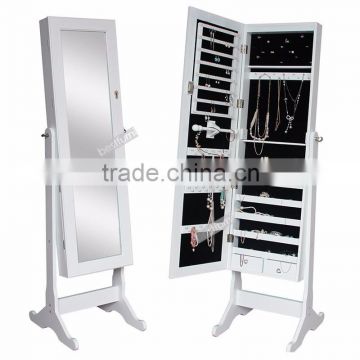 Hotsale fashionable eco friendly MDF wood high quality floor stand dressing mirror
