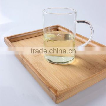 china high quality wine juice espresso coffee drinking wholesale high borosilicate clear glass cup with handle