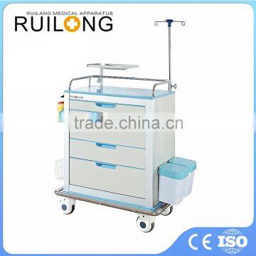 Excellent Quality Patient Cheap Clinic Emergency Trolley Price