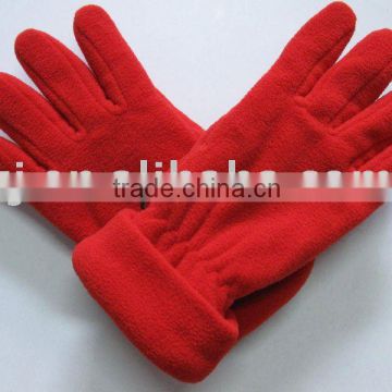 fleece gloves & glove