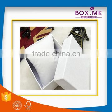 New Style Wholesale High Quality Fashionable Cheap Square White Watch Paper Box