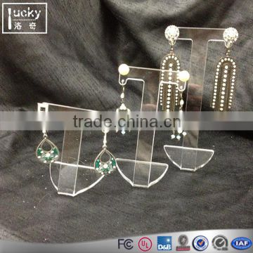 Custom counter acrylic earring display stand with multi earring holder
