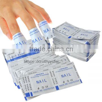 200pcs box package gel polish remover wraps