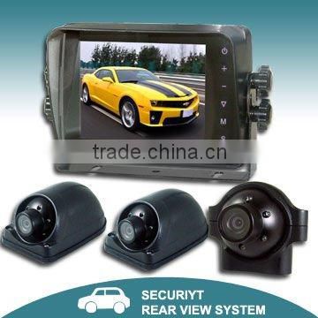 5 Inch car backup camera system with touch panel monitor