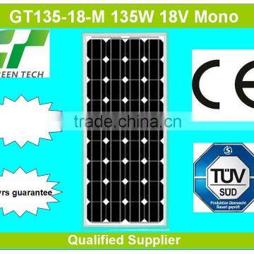 GT135-18-M 135W 18V solar panels in Indonesia