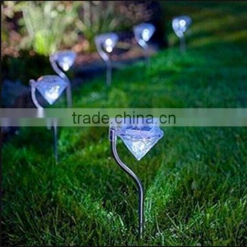 Diamond design solar garden light / Garden Stake Lamp / garden stake lights
