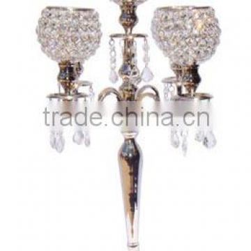 Silver crystal candelabra for sale