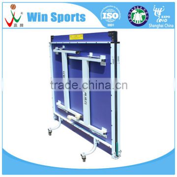 play pingpong indoor table tenis table with wheel