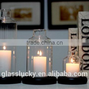 family glass candlestick wholesale for wedding decoration & home decoration