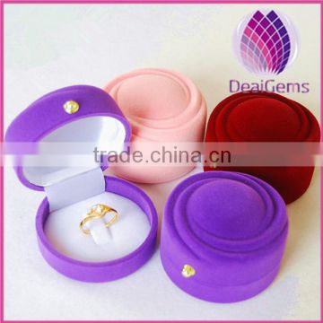 fashionable pile coating ring box jewelry packaging box ring box packaging