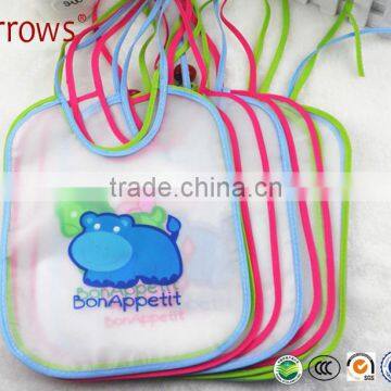 EVA Waterproof Toddlers Christening Baby Bibs Eco Friendly Soft Customer Logo Design