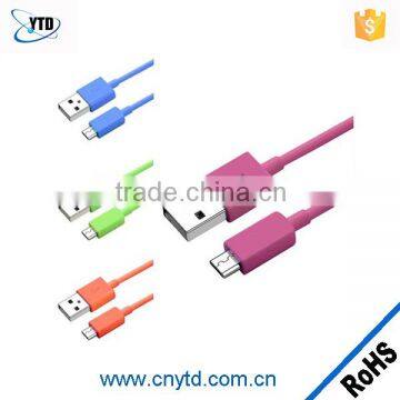 V2.0 Micro USB mobile phone usb cable charger Colorful Micro USB Cable