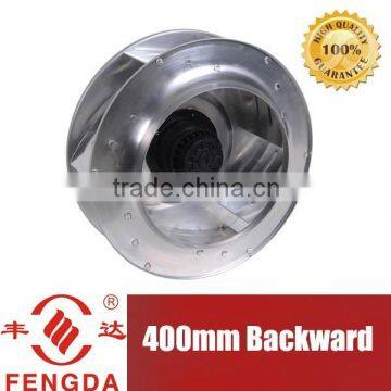 400mm backward centrifugal mist fan with AC