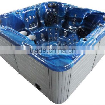 2014 Hot Sale Freestanding Hydro Acrylic Outdoor Massage Spa For 7 Persons