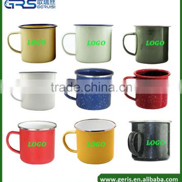 GRS custom enamel mug, enamel metal mug